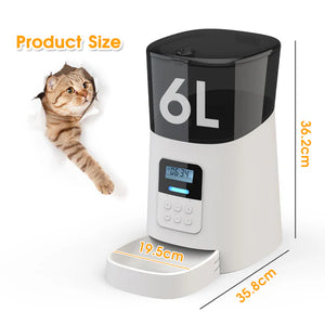 Advwin - 6L Automatic Pet Feeder Timing Feeder - petservo