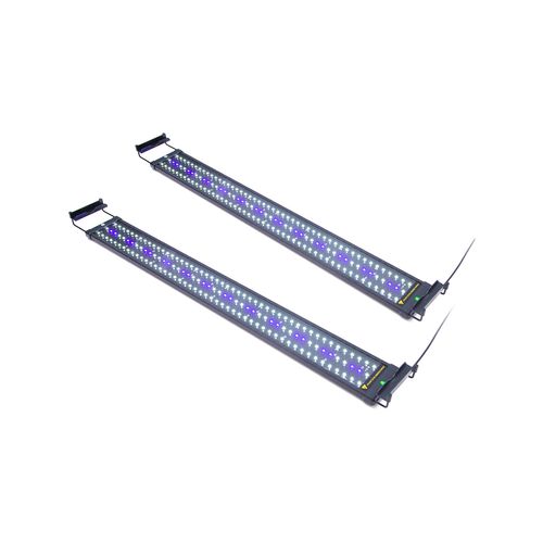 Dynamic Power - 2 Set 27W Aquarium Blue White LED Light for Tank 95-115cm