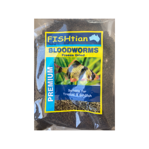 Fishtian - Bloodworm Freeze Dried Fish Food - 1.5kgs