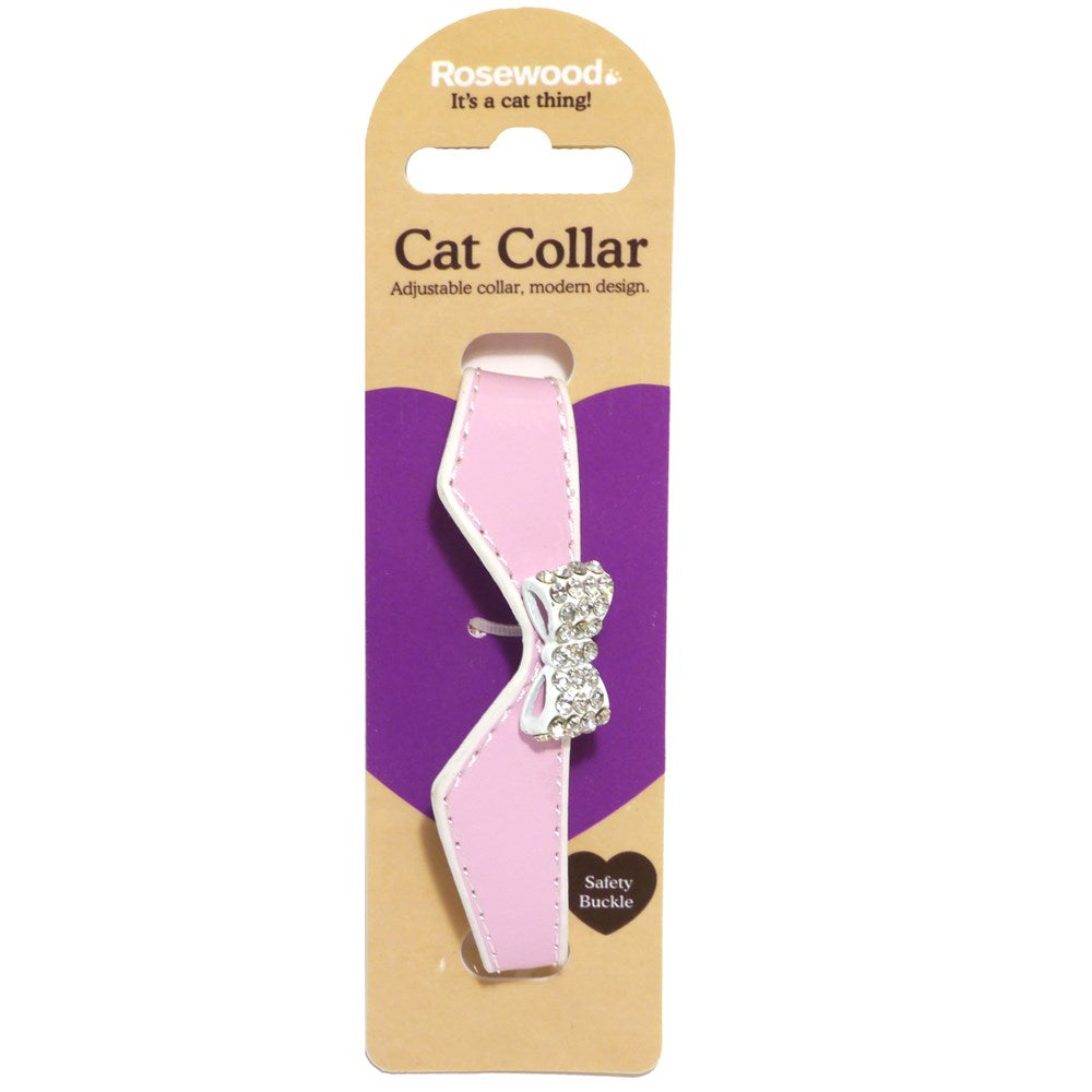 Rosewood - Sparkle Cat Collar Pink - Petservo