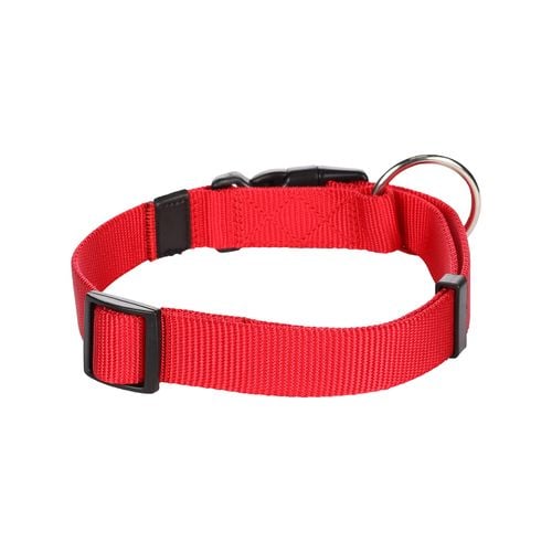 Flamingo - Ziggi Medium Red Dog Collar - petservo