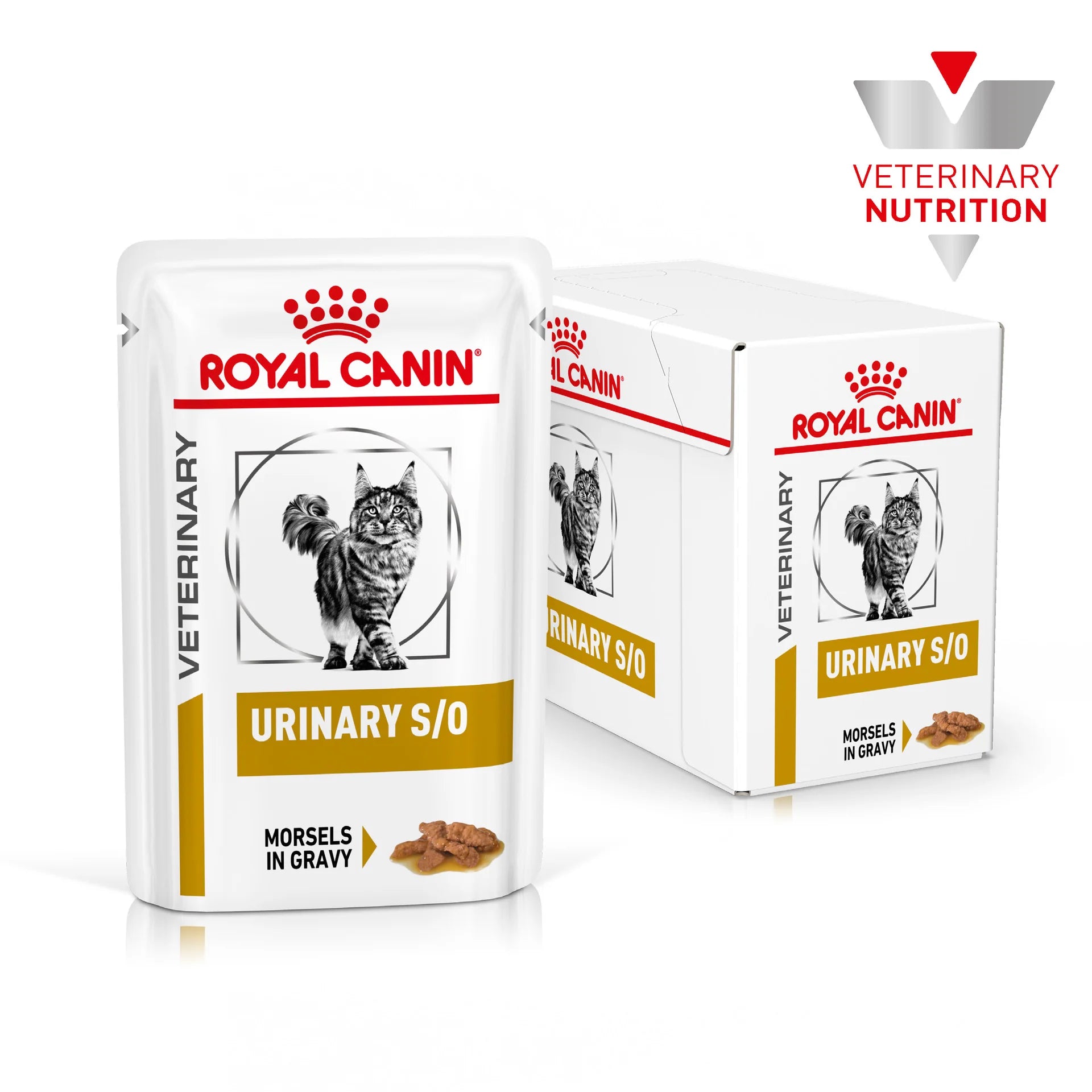 Royal Canin - Veterinary Diet Urinary S/O Adult Wet Cat Food Pouches 85g x 12 - Petservo