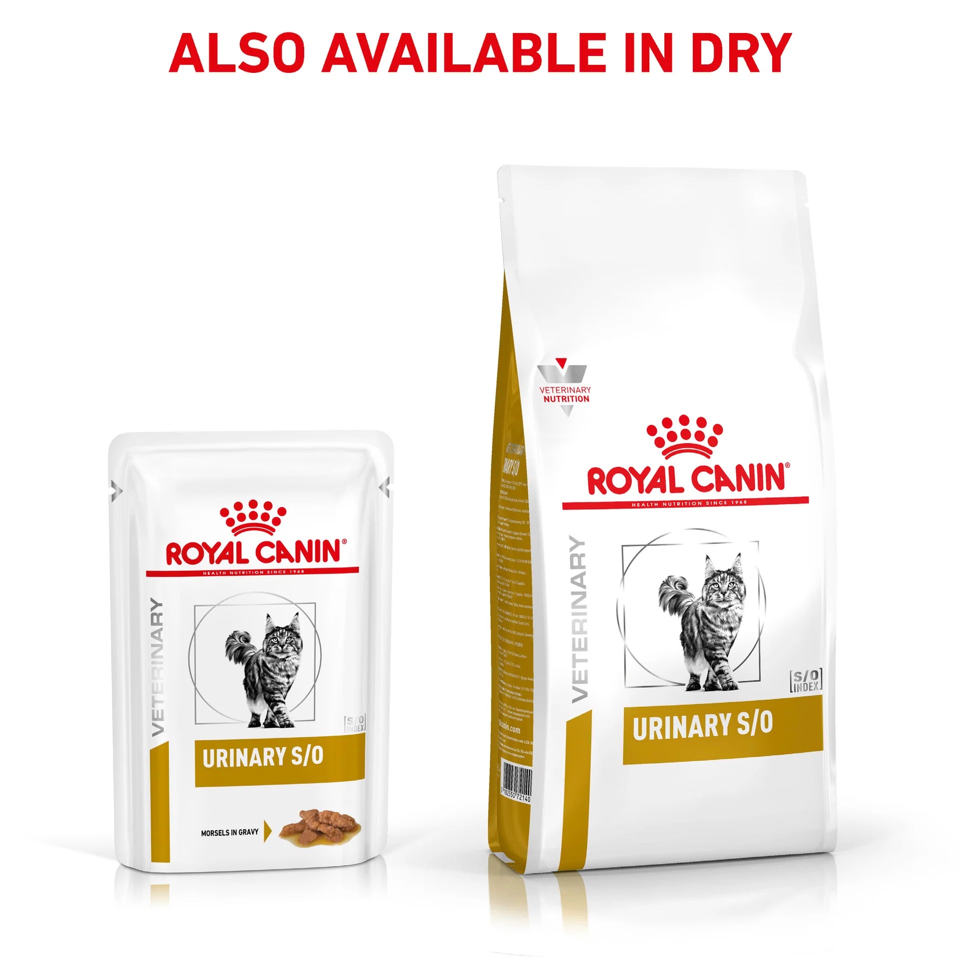 Royal Canin - Veterinary Diet Urinary S/O Adult Wet Cat Food Pouches 85g x 12 - Petservo