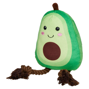 Happy Tails - Plush Avocado With Rope - petservo