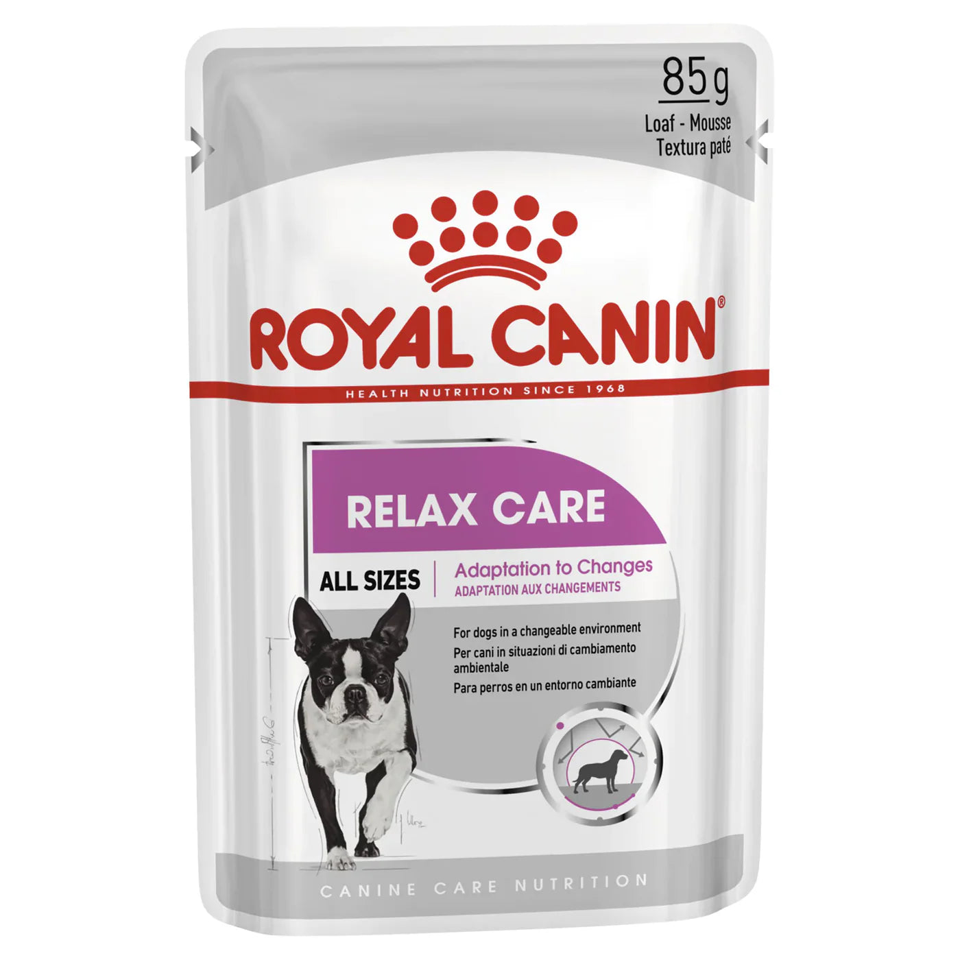 Royal Canin - Relax Care Loaf Wet Dog Food Pouch 85g x 12 - Petservo