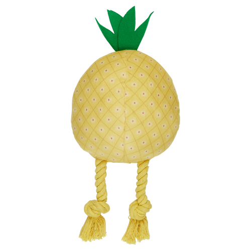 Happy Tails - Plush Pineapple With Rope - petservo