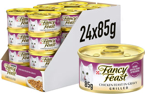 Fancy Feast - Grilled Chicken Wet Cat Food 24x85g - Petservo