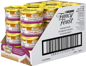 FANCY FEAST - Gravy Lovers Adult Wet Cat Food Grilled Chicken in Gravy 24x85g - Petservo