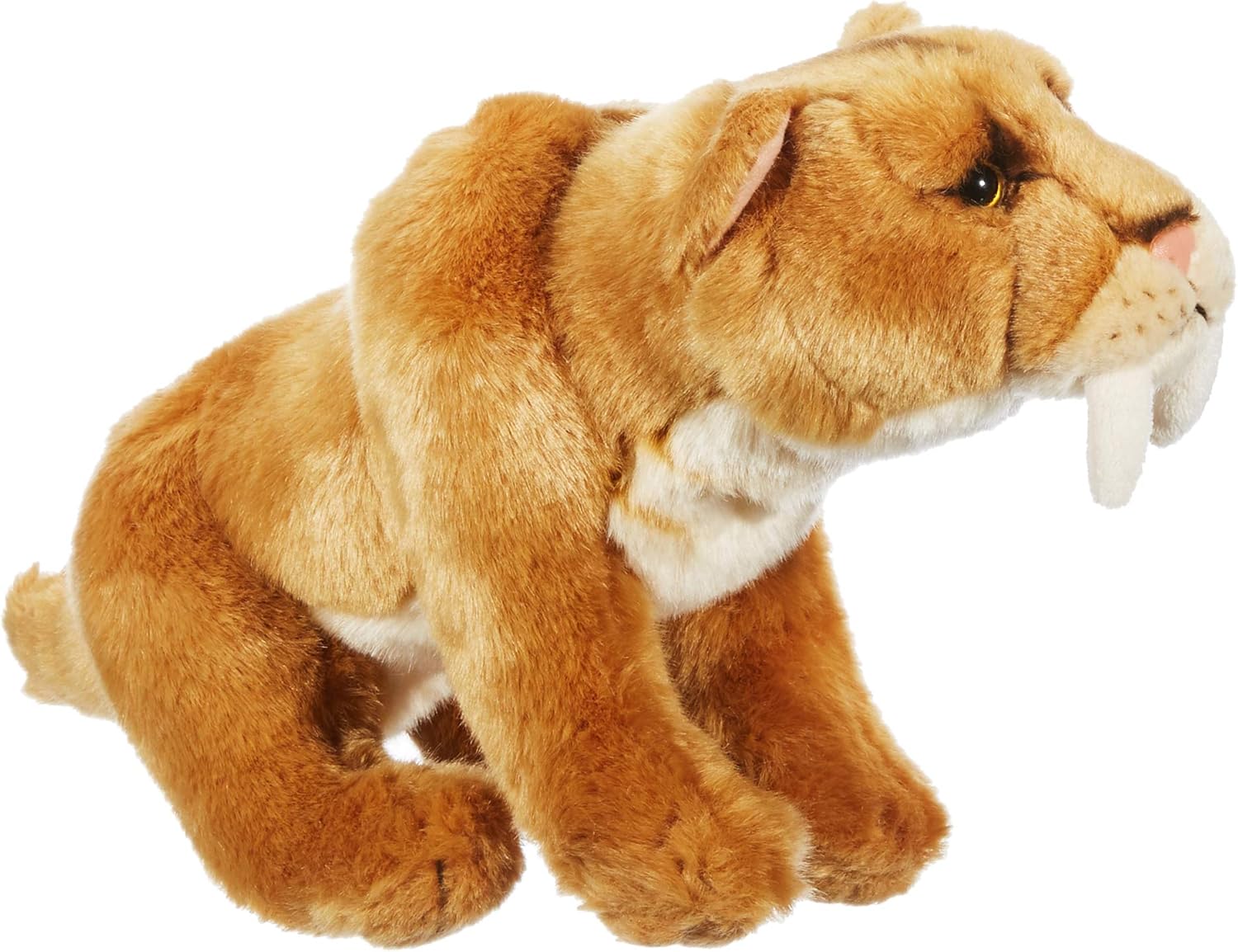 Living Nature 30cm Sabre Toothed Tiger - Realistic Soft Toy - Petservo