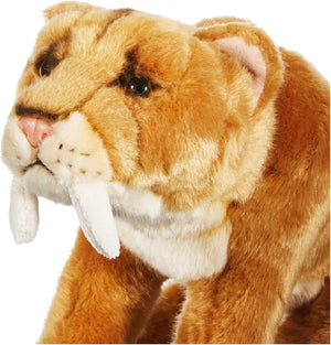 Living Nature 30cm Sabre Toothed Tiger - Realistic Soft Toy - Petservo