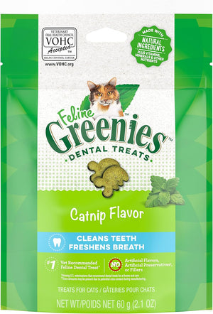 GREENIES - Feline Dental Cat Treats Catnip Flavour 60g - Petservo