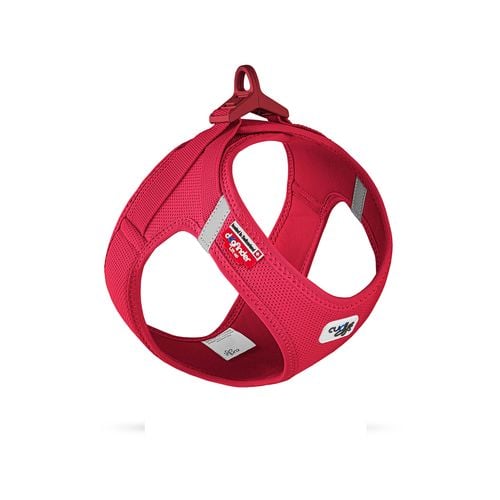 Curli - Extra Large Red Curli Clasp Air-Mesh Dog Vest Harness - petservo