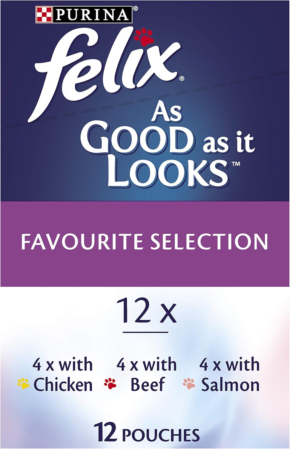 FELIX - As Good As It Looks Adult Wet Cat Food Favourites Selection 60x85g - Petservo