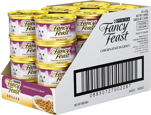 Fancy Feast - Grilled Chicken Wet Cat Food 24x85g - Petservo