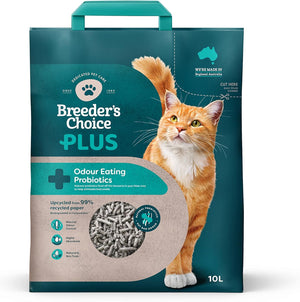 BREEDERS CHOICE - PLUS PROBIOTIC LITTER 10LTR - PETSERVO