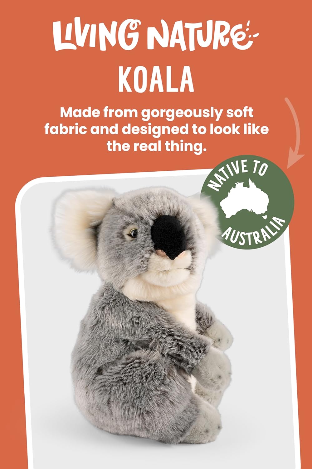 Living Nature - Koala Stuffed Animal | Plush Toy Animal | Soft Toy - Petservo