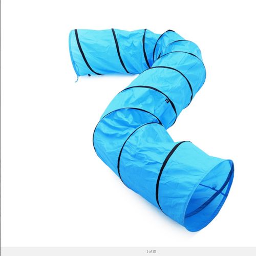 YES4PETS Portable Pet Dog Agility Training Exercise Cat Tunnel Chute with Carry Bag