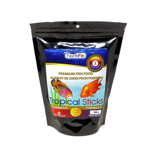 Northfin - Tropical Sticks Fish Food 3mm, - 500g