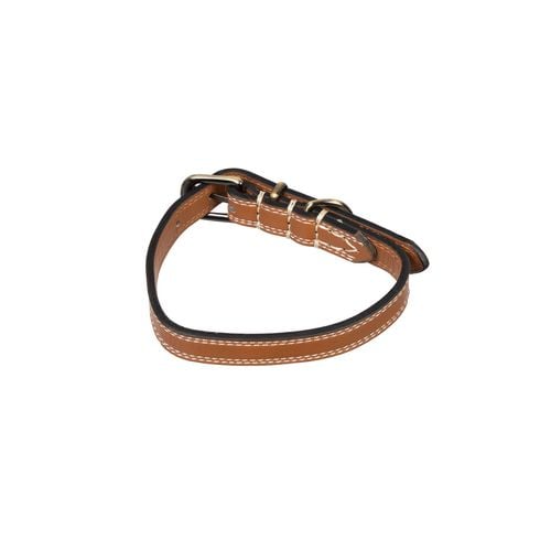 Happy Tails - Small Faux Leather Dog Collar - petservo