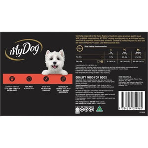 My Dog - 100g Classic Loaf with Gourmet Beef Adult Wet Dog Food - 24 Trays - petservo