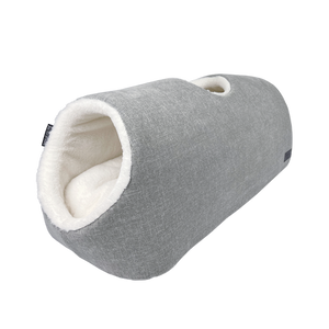 Baxter Bone - Taupe Long Cat Dome with Removable Cushion - Petservo