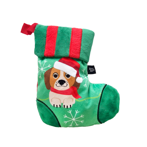 Baxter Bone - Christmas Stocking Pet Toy