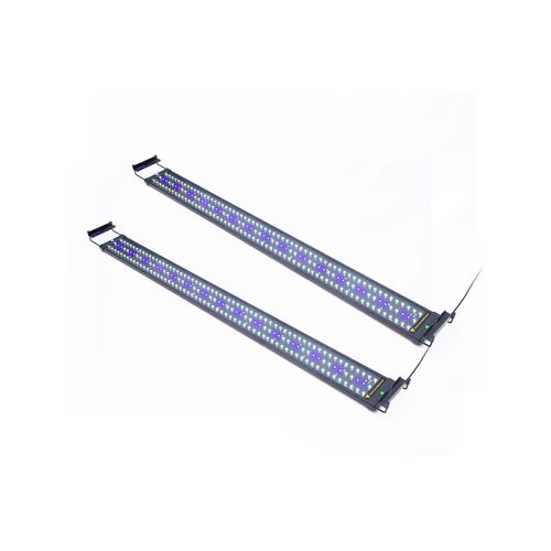 Dynamic Power - 2 Set 33W Aquarium Blue White LED Light for Tank 120-140cm