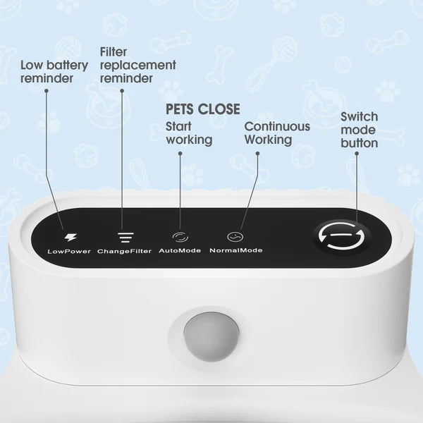 Advwin - 2L Smart Cat Water Fountain Pet Water Dispenser - petservo