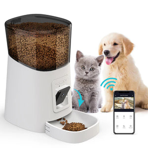 Advwin - 6L Automatic Pet Feeder Timing Feeder Wifi Control + Camera - petservo