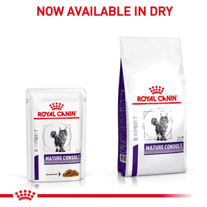 Royal Canin - Veterinary Diet Mature Consult Wet Cat Food 85g x 12 - Petservo