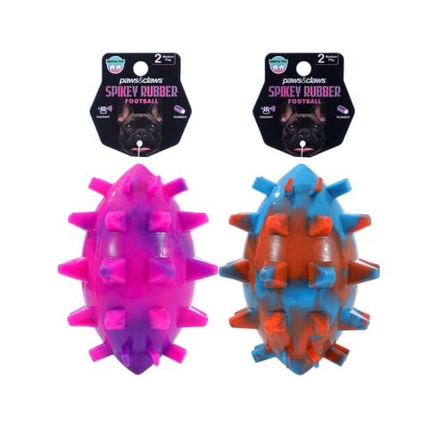 Paws & Claws - Assorted Spikey TPR Dog Toy - Petservo