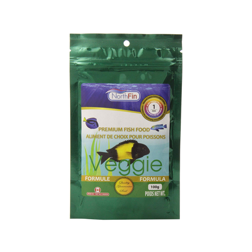 Northfin - Veggie Formula Fish Food 1mm, - 100g