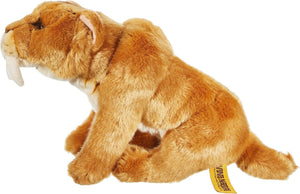 Living Nature 30cm Sabre Toothed Tiger - Realistic Soft Toy - Petservo