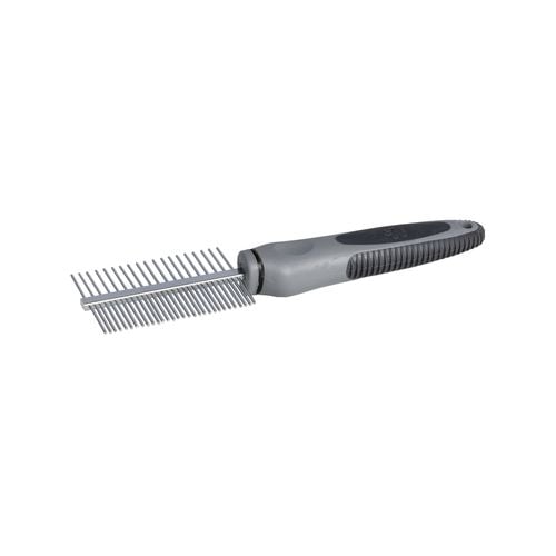 Happy Tails - Soft Grip Double Sided Pet Comb - petservo