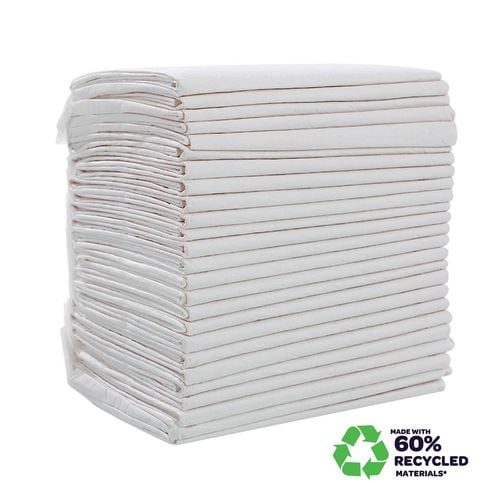 Paws & Claws - 56 x 56cm Bamboo Fibre Pet Training Pads - 25 Pack - Petservo