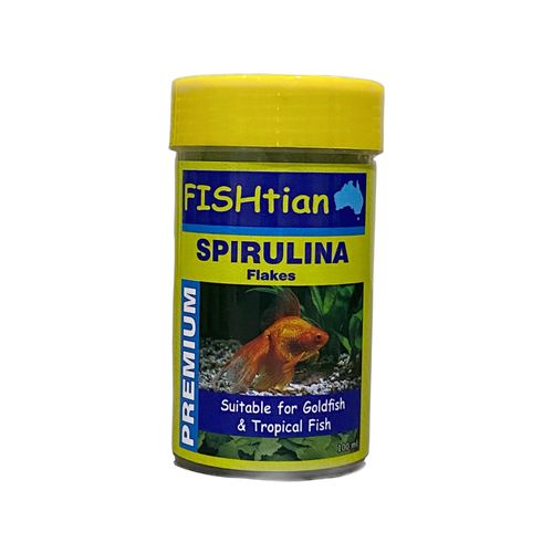 Fishtian - Spirulina Flakes Fish Food - 100ml