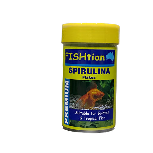 Fishtian - Spirulina Flakes Fish Food - 250ml