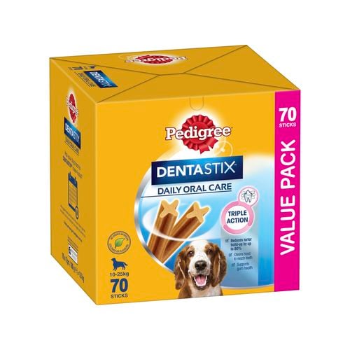 Pedigree - DentaStix Medium Dental Dog Treats Daily Oral Care - 70 Sticks - petservo