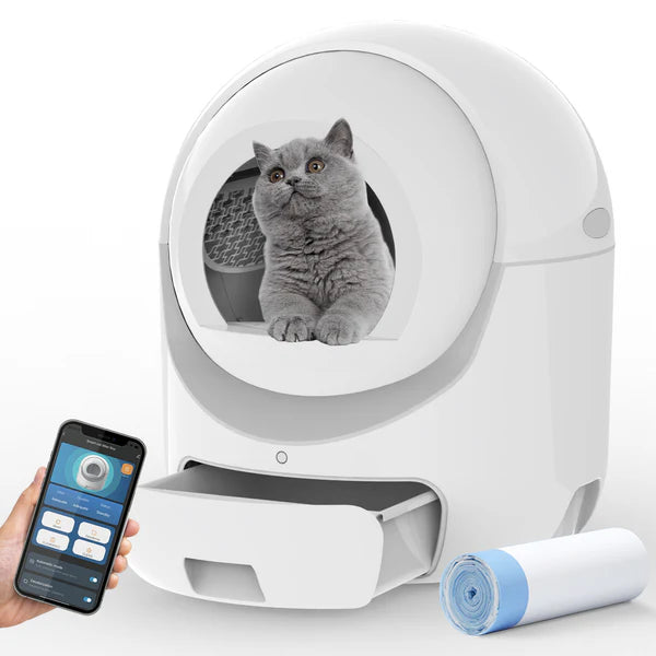 Advwin - Self Cleaning Smart Cat Litter Box & Pet Bed - petservo