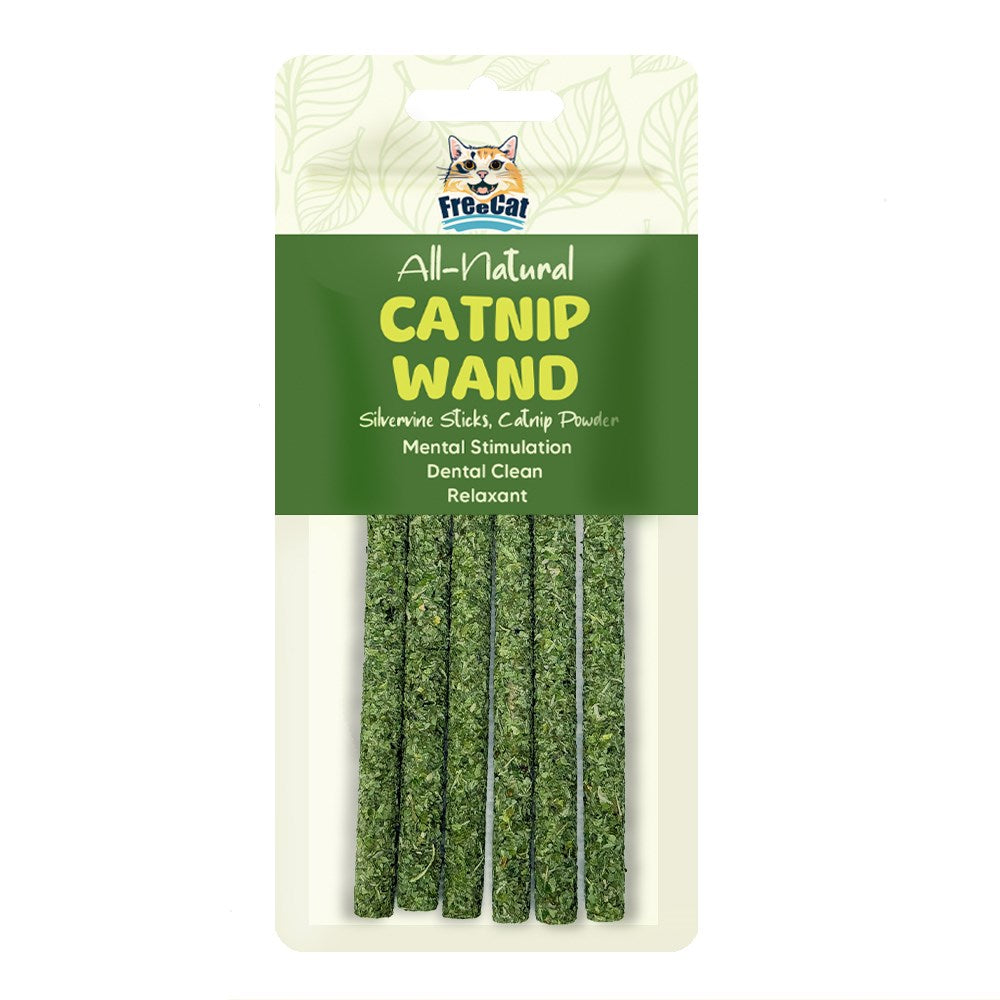 Freecat - All Nature Catnip Wand 6pcs - Pet Servo