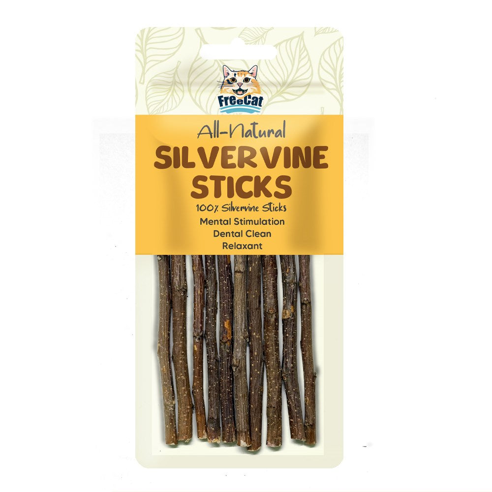 Freecat - All Nature Silvervine Sticks 10pcs - Pet Servo