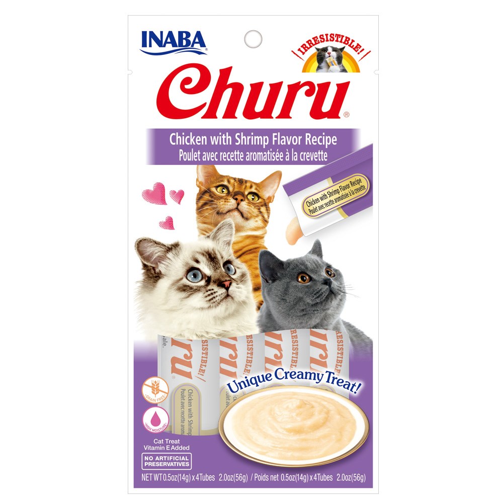 Inaba - Churu Chicken with Shrimp Flavor Recipe - Petservo