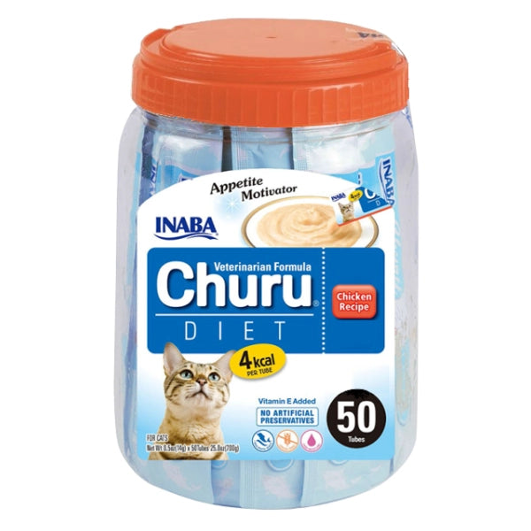 Inaba - Churu Diet Chicken Recipe 50Tubes - Pet Servo