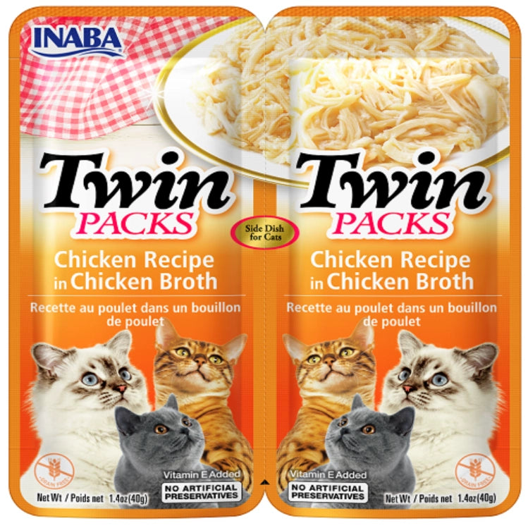 Inaba - Twin Packs Chicken in Chicken Flavored Broth - Petservo