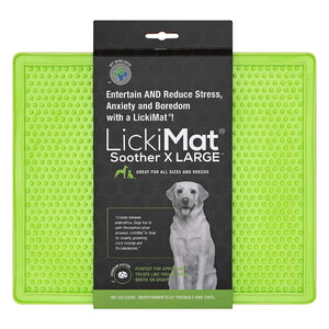 LickiMat - XL Soother Green - petservo