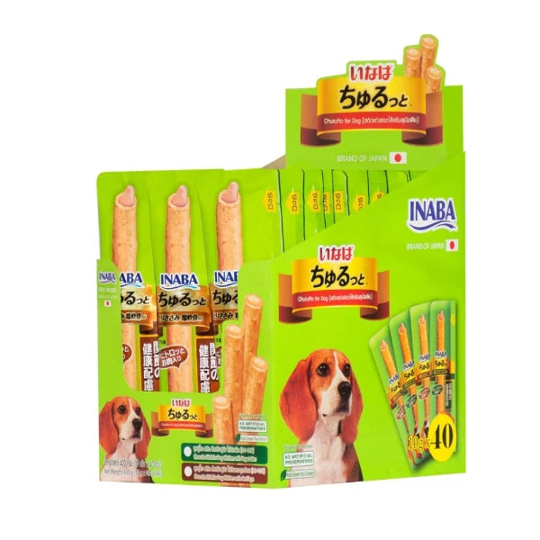 Ciao - Churutto Stick for Dog Chicken with Cartilage 400 g (10 g x 40) - Petservo