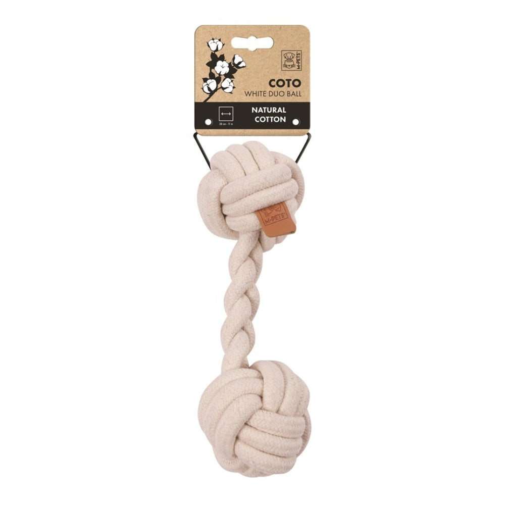 M-PETS - COTO Eco rope dog toys Duo Ball 28cm - petservo 