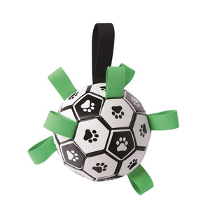 M-PETS - Interactive Dog Soccer Ball With Grab Tabs - Petservo