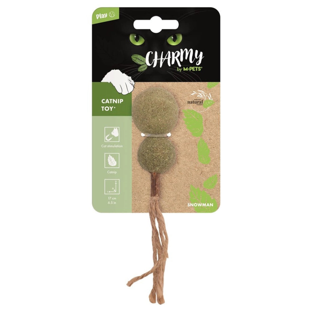 M-PETS - CHARMY Catnip Toy - SNOWMAN - Petservo