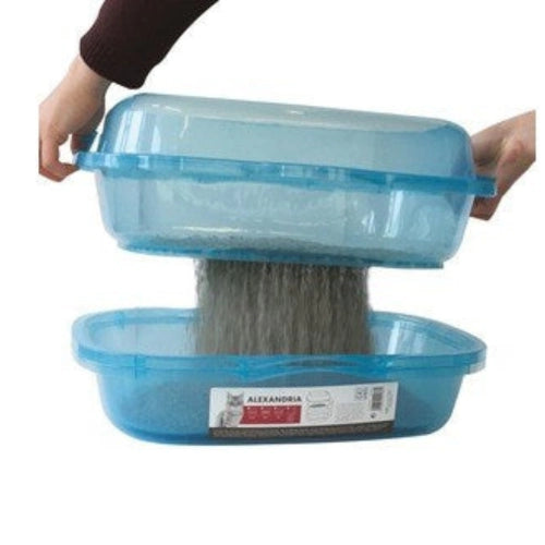 M-PETS - Alexandria Cat Litter Tray with Rim 46x40x18 cm - Petservo